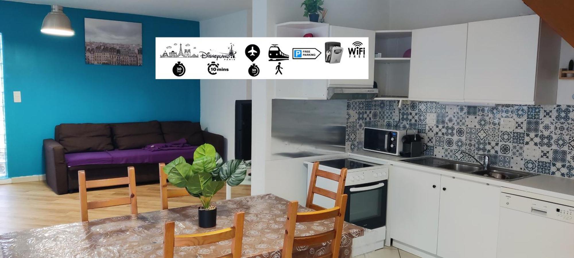 شقة House Near Disneyland And Paris بوسي سان جورْج المظهر الخارجي الصورة